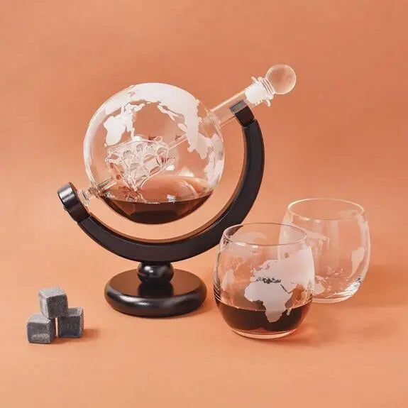 Ensemble Décanteur Globe et Verres Mundua Opari