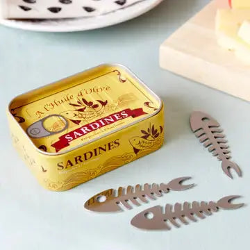 Fourchette à collation, sardines, x6, boîte Balvi