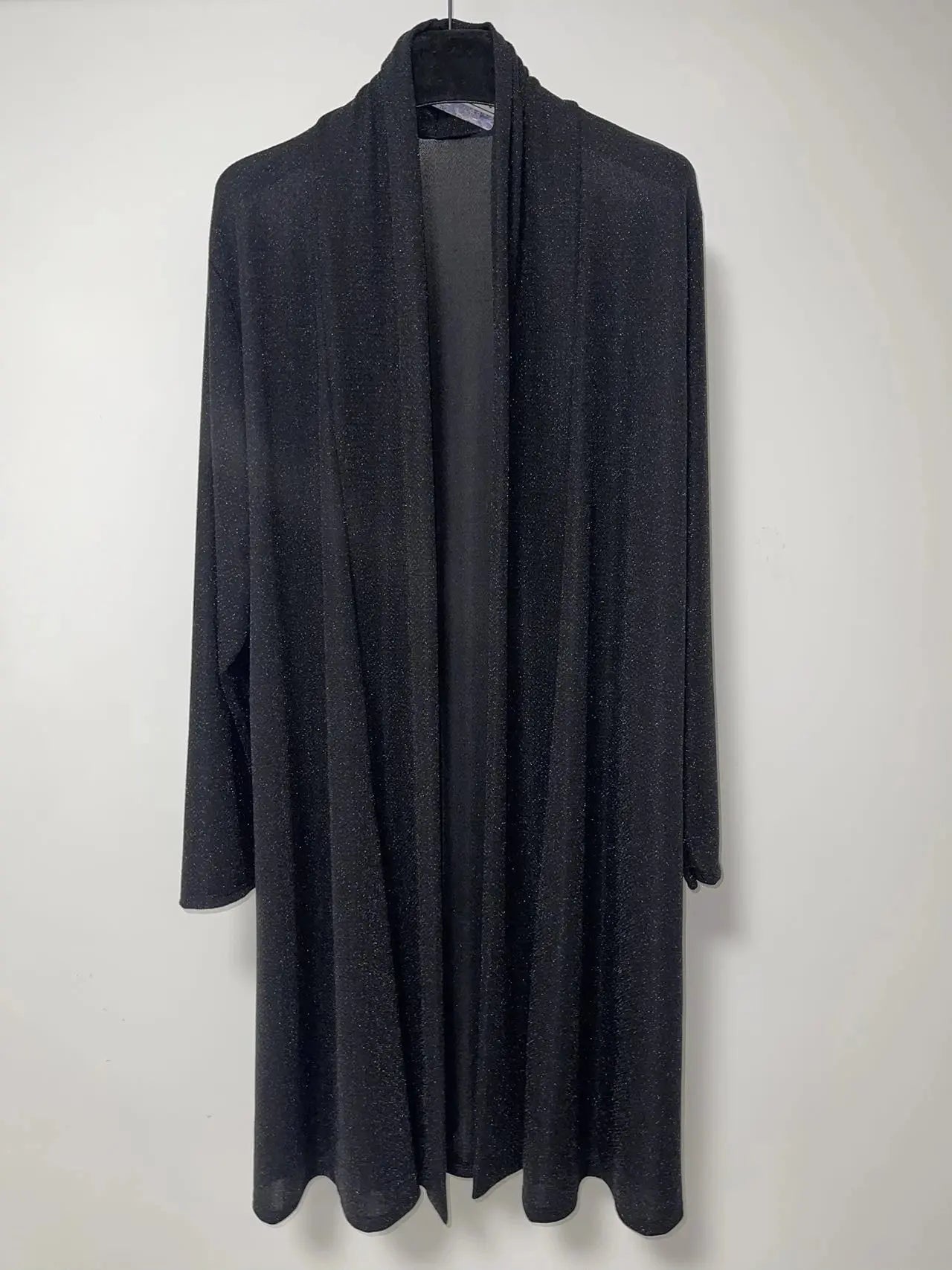 Gilet métallisé noir Pomme Rouge