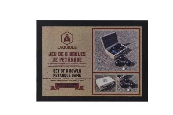 Jeu de 6 boules de pétanque LAGUIOLE Laguiole