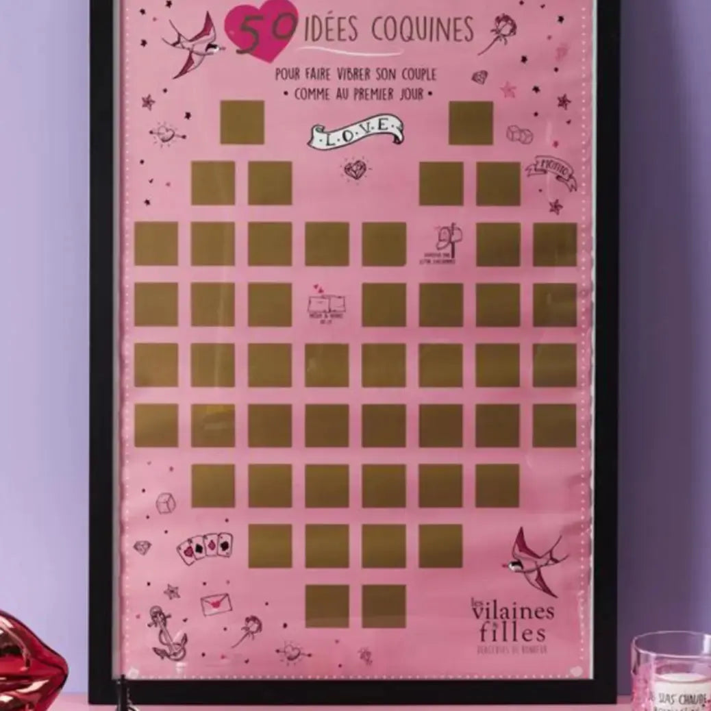 Jeu sexy à gratter Les Vilaines Filles