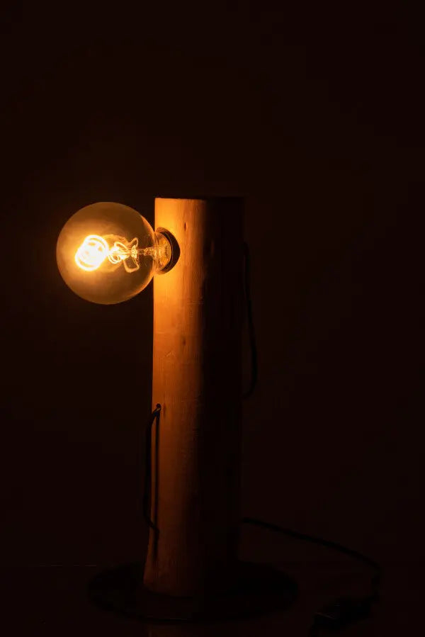 Lampe Silas Bois De Berangan Naturel J-L