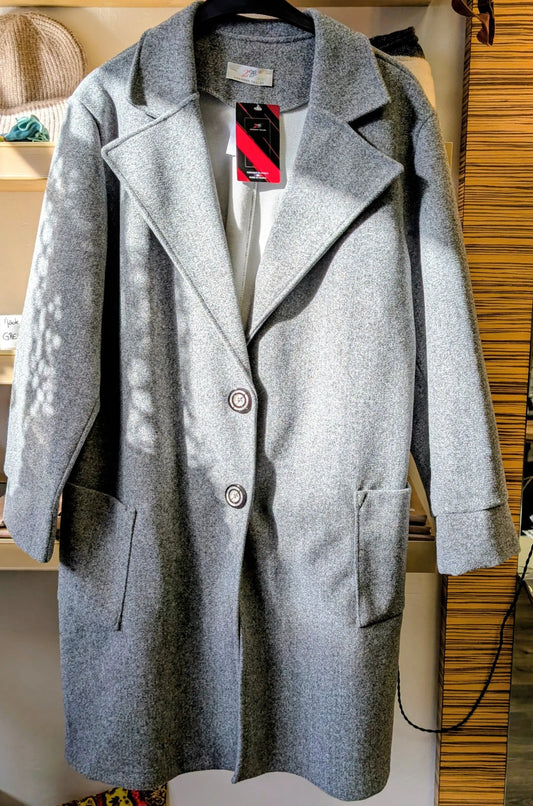 Manteau long à revers 2W Paris