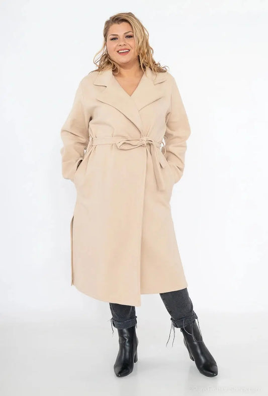 Manteau long fente sur les 2 cotés See Modern