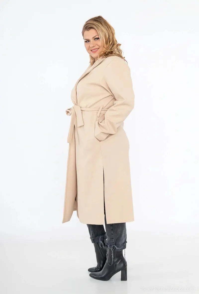 Manteau long fente sur les 2 cotés See Modern
