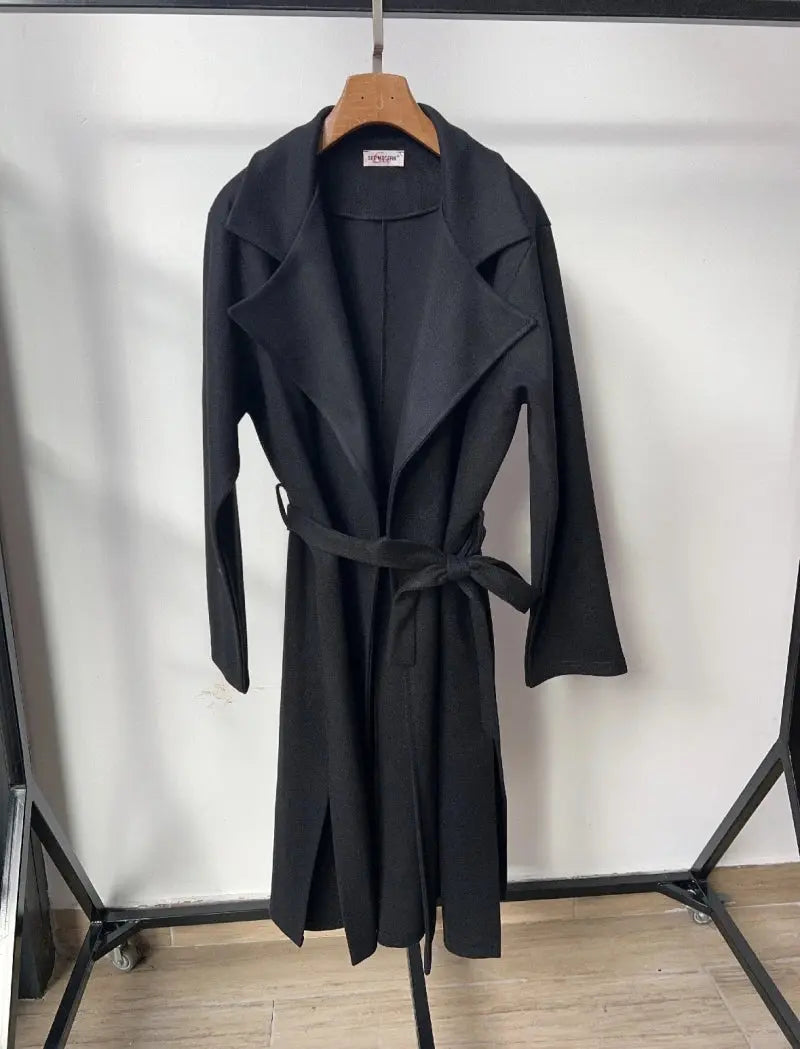 Manteau long fente sur les 2 cotés See Modern