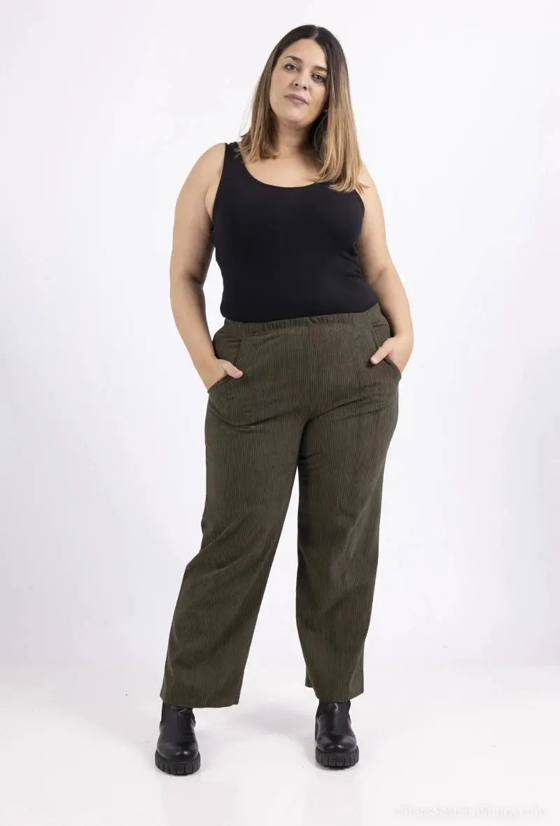 Pantalon en velours cotelé 2W Paris