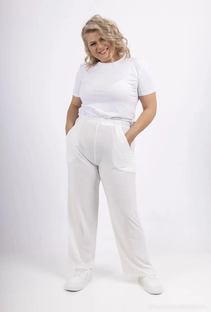 Pantalon fluide écru 2W Paris