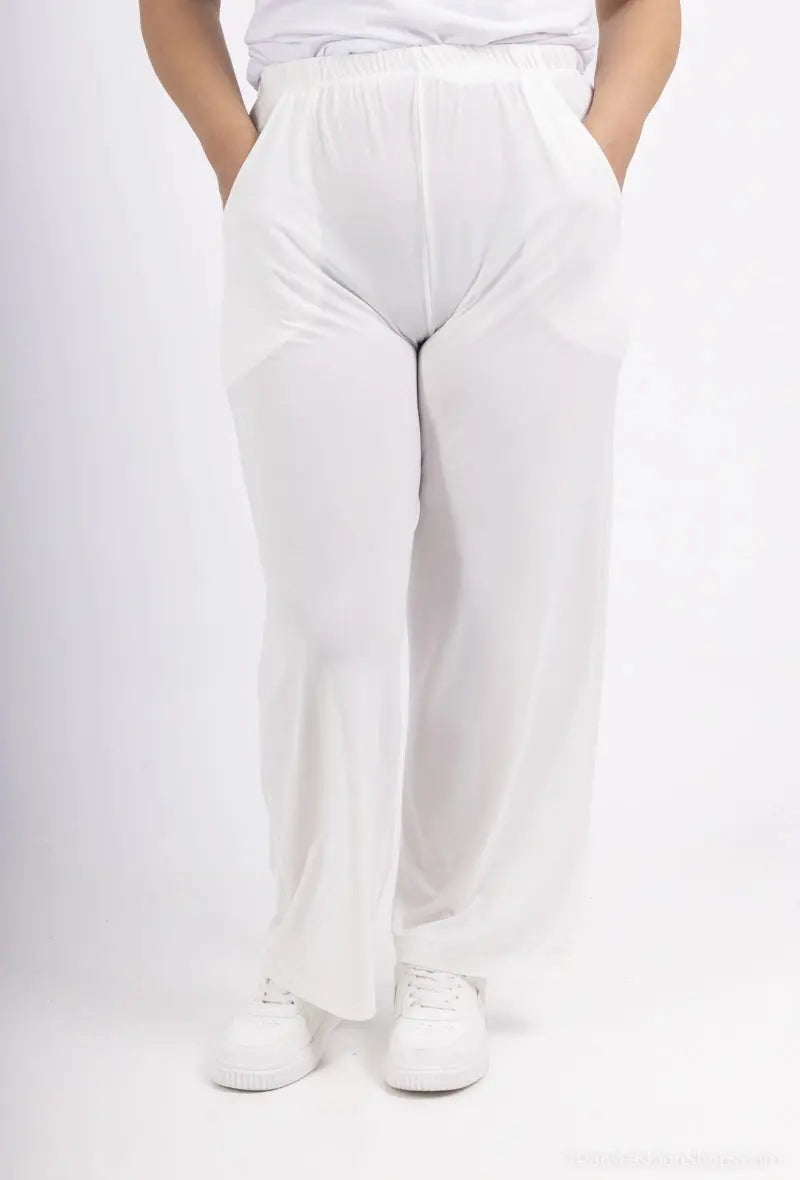 Pantalon fluide écru 2W Paris