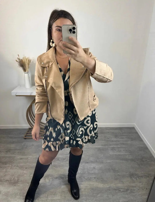 Perfecto suédine Mily