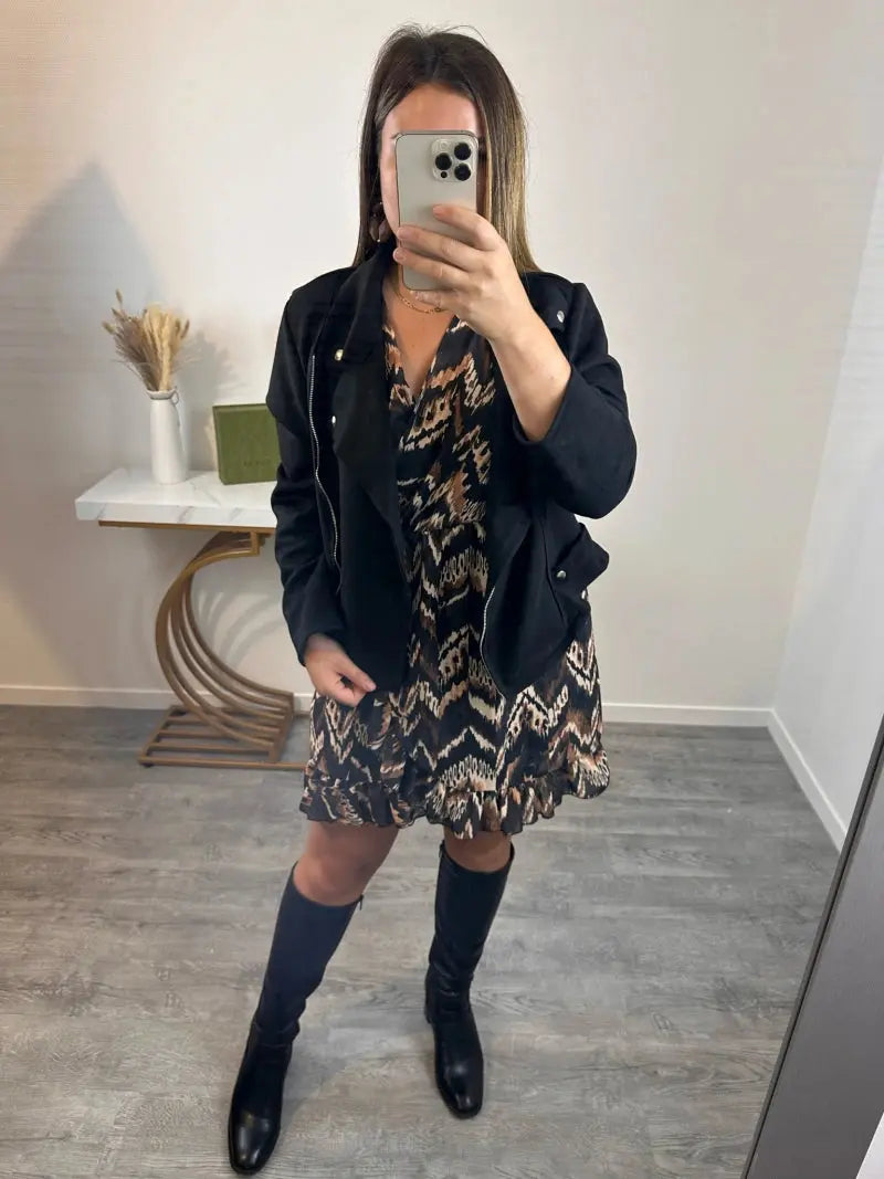 Perfecto suédine Mily