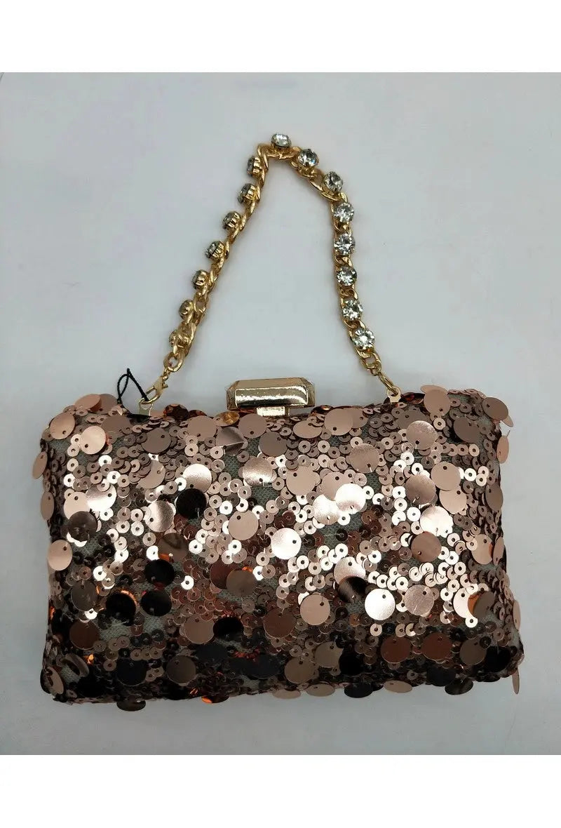 Pochette à sequins de soirée LX MODA