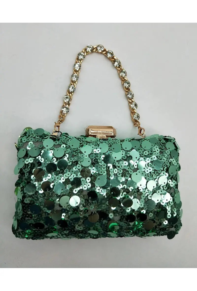 Pochette à sequins de soirée LX MODA