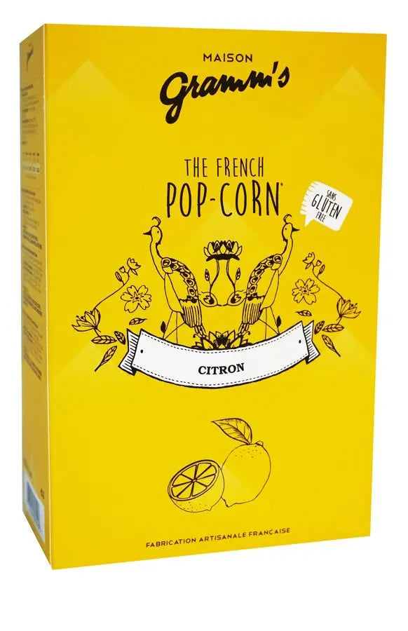 Pop-Corn Caramel beurre salé Citron 100g Gramm's - LA MANUFACTURE BIO