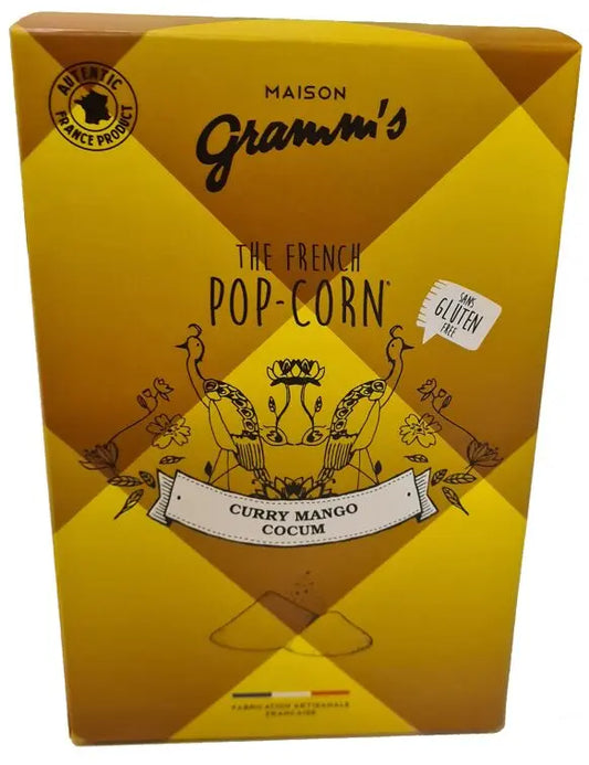 Pop-Corn Caramel beurre salé Curry Cocum 100g Gramm's - LA MANUFACTURE BIO