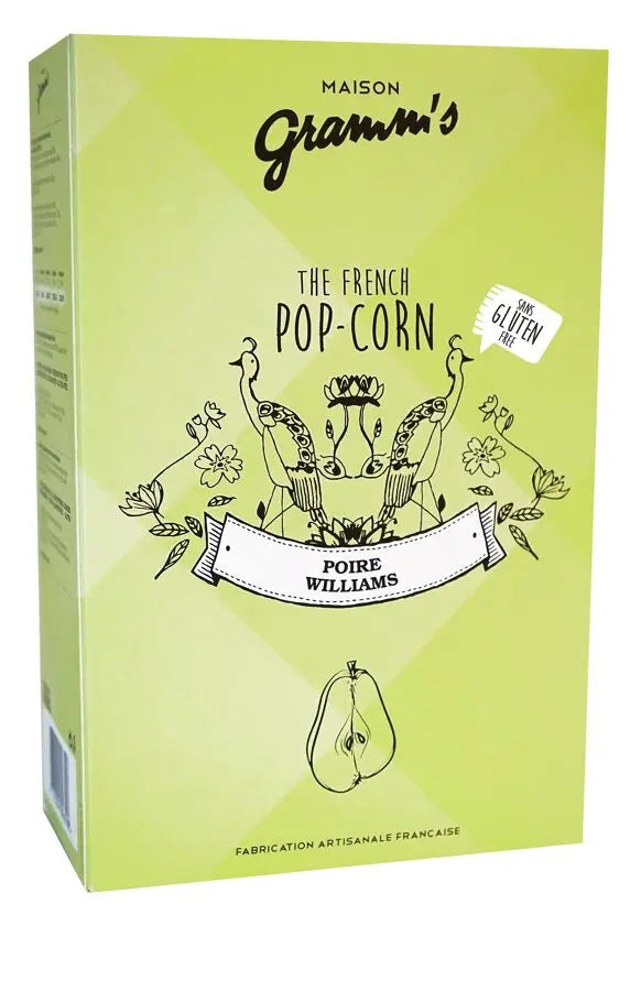 Pop-Corn Caramel beurre salé Poire 100g Gramm's - LA MANUFACTURE BIO