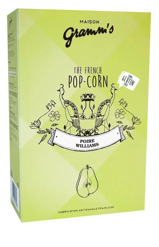 Pop-Corn Caramel beurre salé Poire 100g Gramm's - LA MANUFACTURE BIO