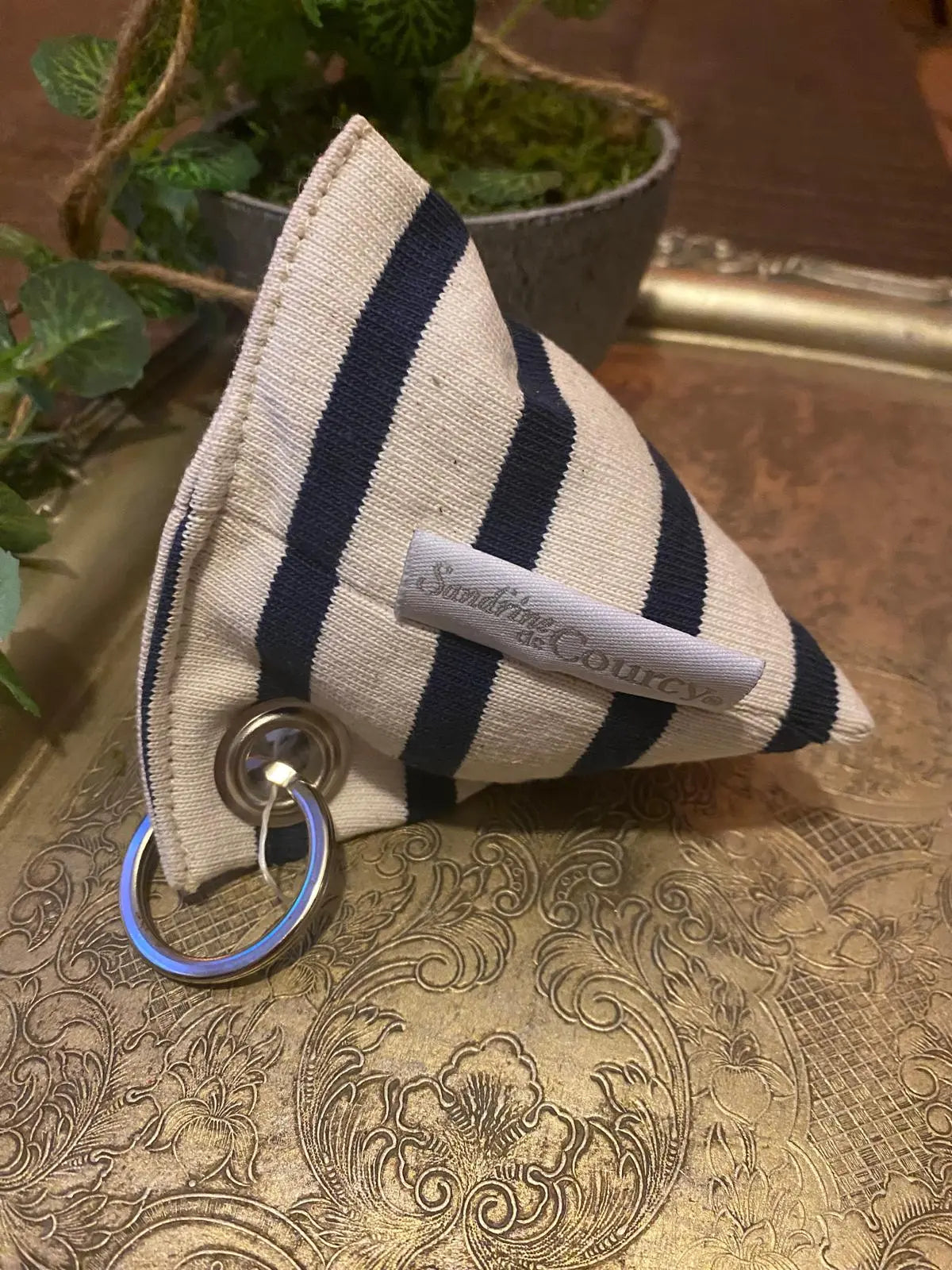 Porte clés marinière Sandrine De Courcy