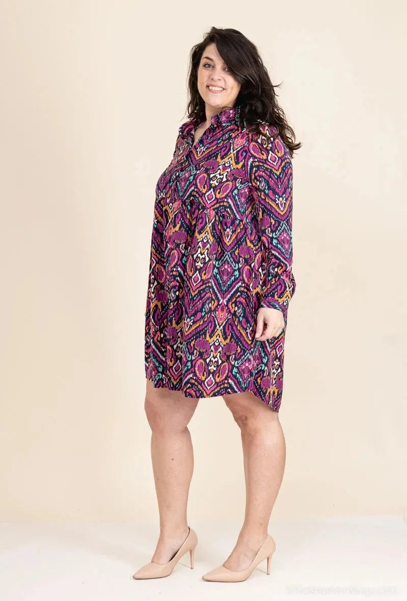 Robe chemise imprimée LilieRose