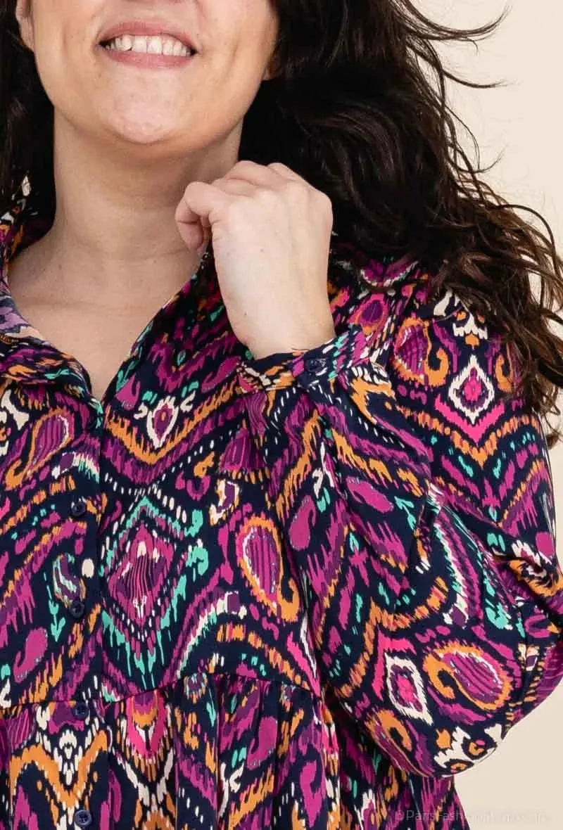 Robe chemise imprimée LilieRose