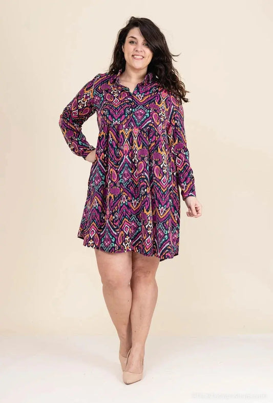 Robe chemise imprimée LilieRose
