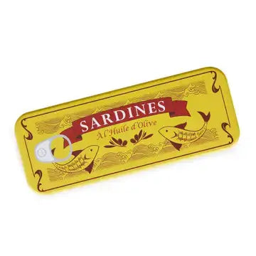 Tire-bouchon, sardines, canette Balvi