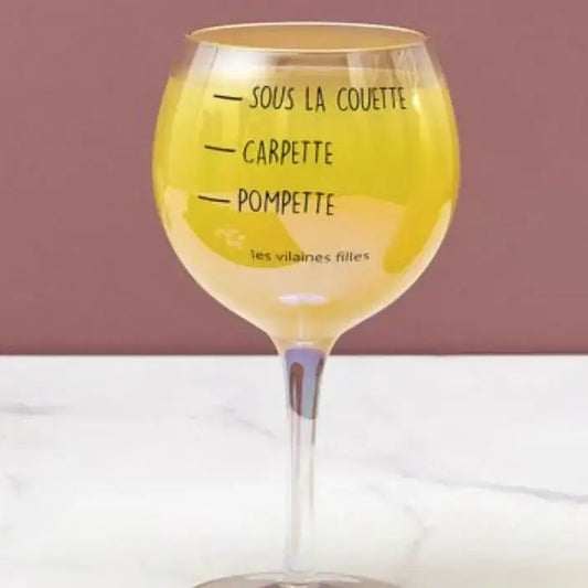 Verre irisé gradué Les Vilaines Filles