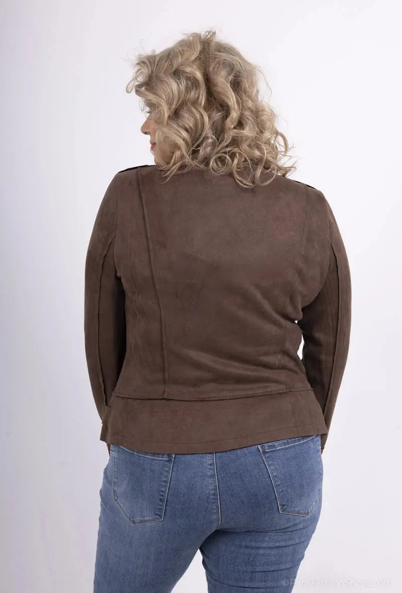 Veste suédine H F