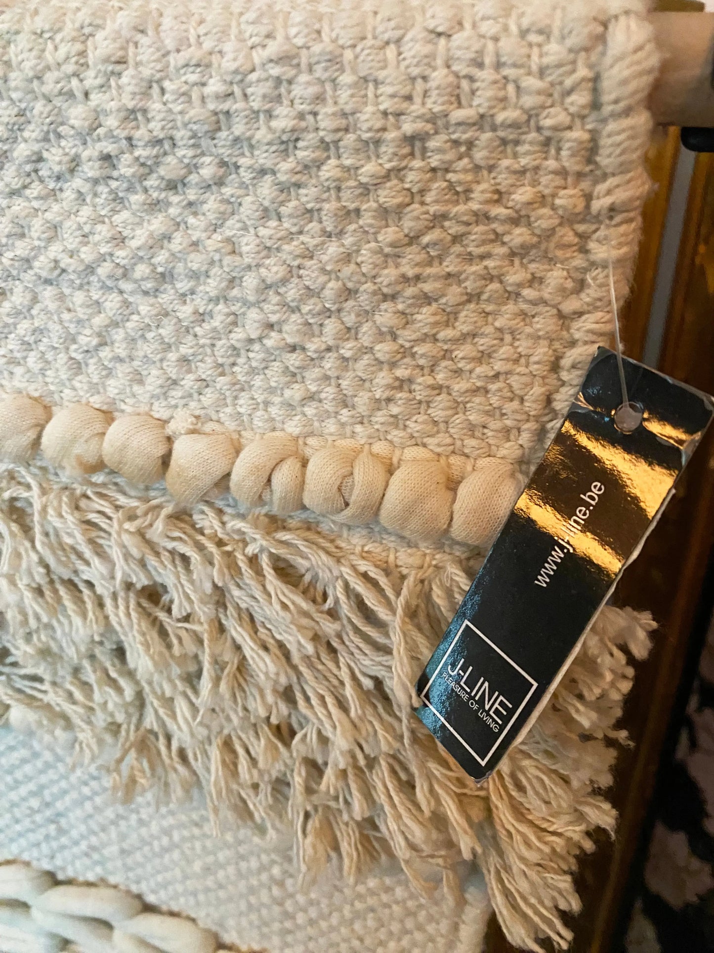 macramé naturel : décoration murale J-L