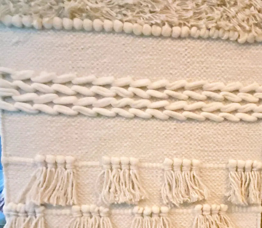 macramé naturel : décoration murale J-L